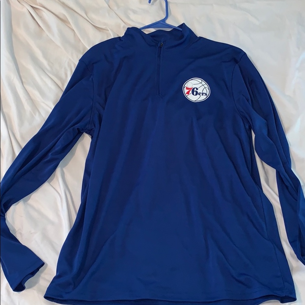 Brand New 76ers 1/4 Zip!
